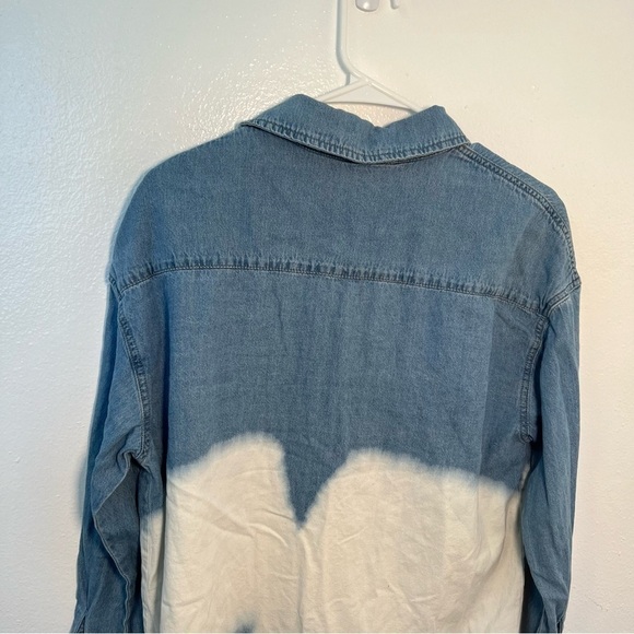 Papermoon Stitch Fix Denim Button Down Bleached - Picture 10 of 11